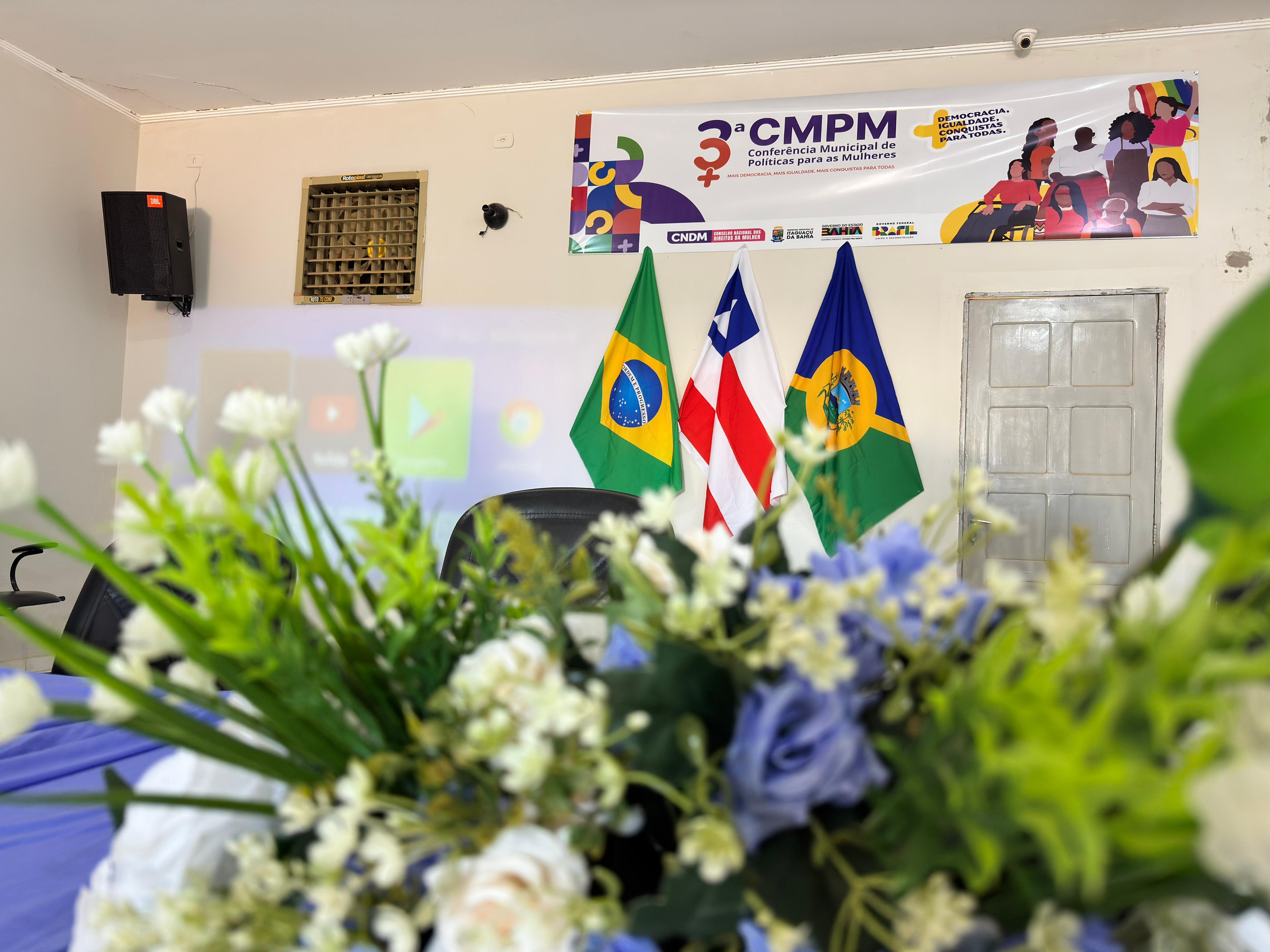 Itaguaçu da Bahia realiza a 3ª Conferência Municipal de Políticas para as Mulheres.
