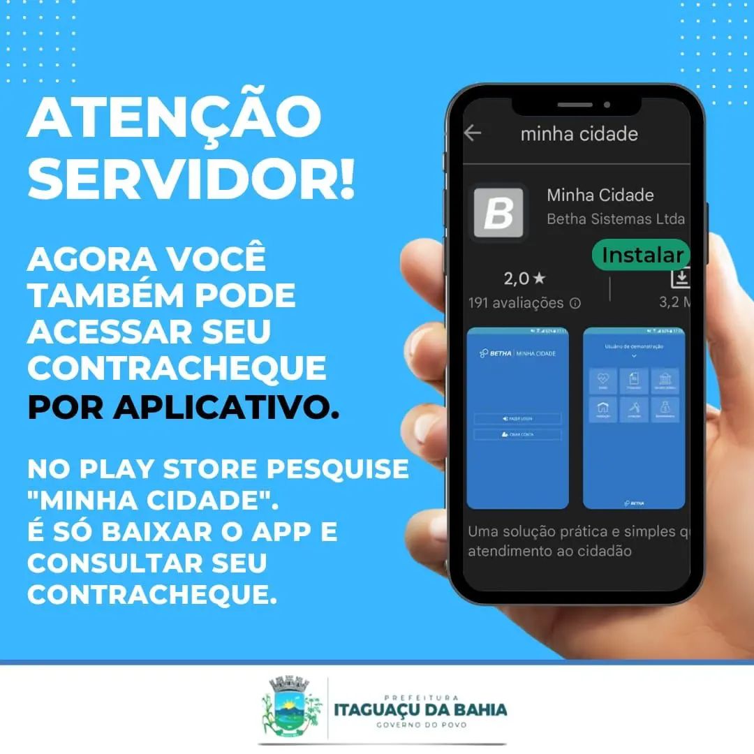 ATENÇÃO SERVIDOR!