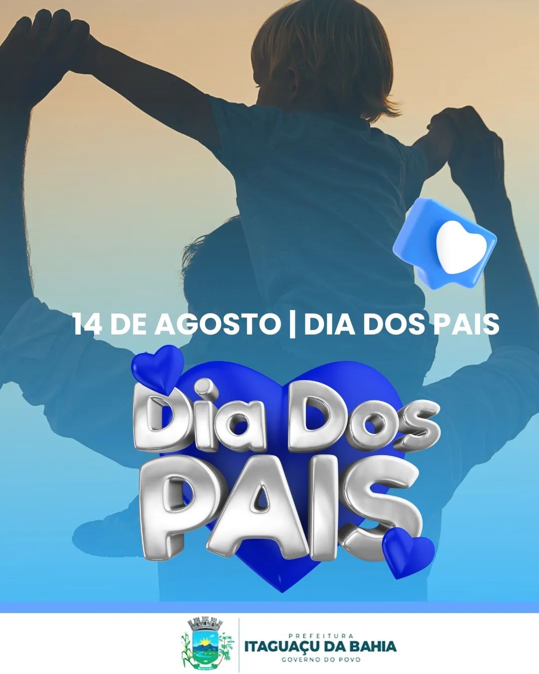 Mensagem do Prefeito Adãozinho ao Dia dos Pais